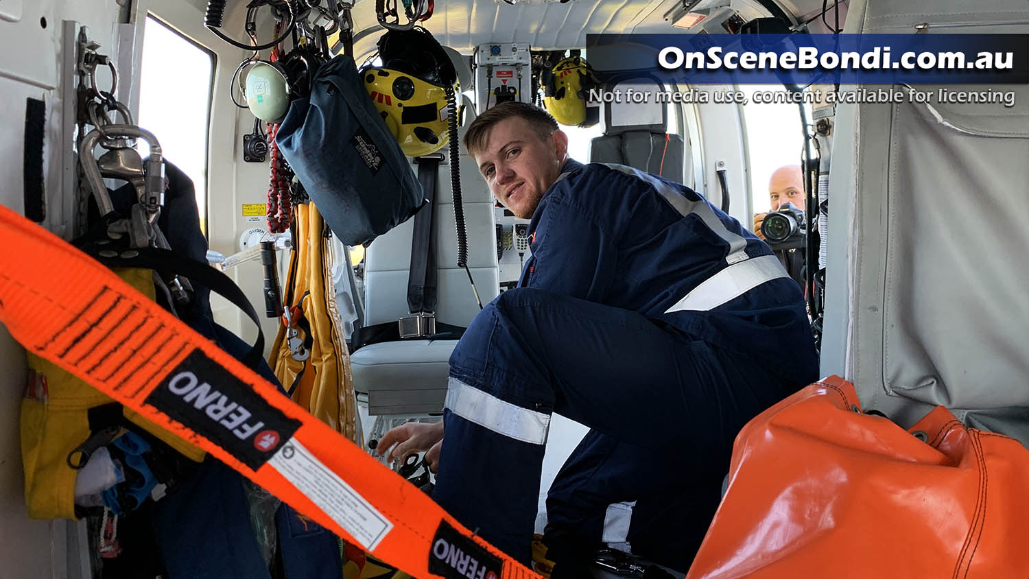 Pictured Above: Hayden Sorrell (Wesptac Lifesaver Helicopter Crewman)