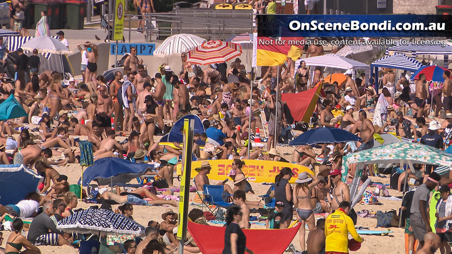 Bondi Beach reaches near capacity with fears of restricted access