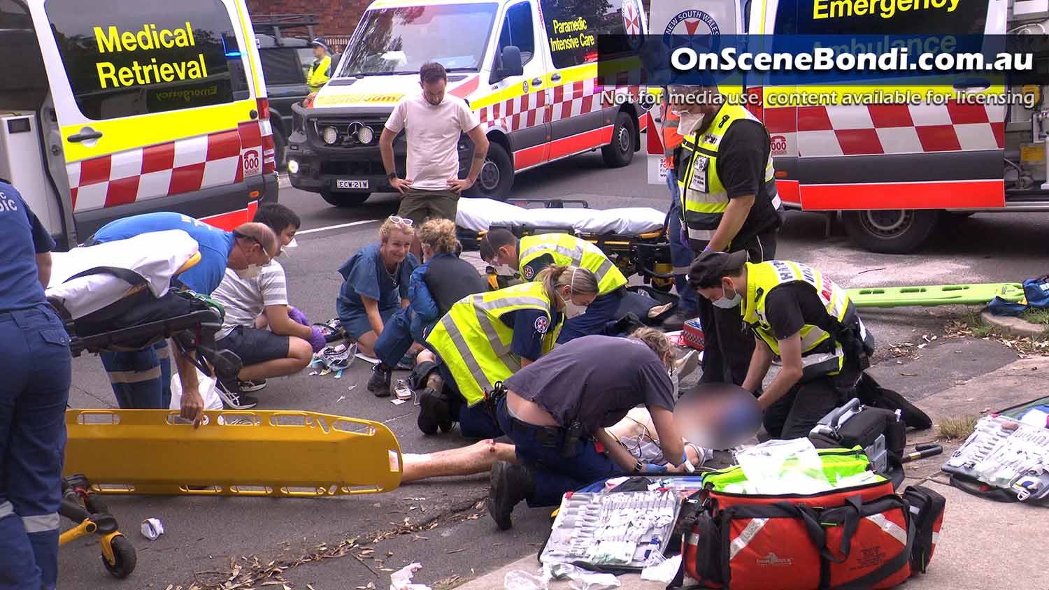 Two in hospital after being run over by car in Double Bay