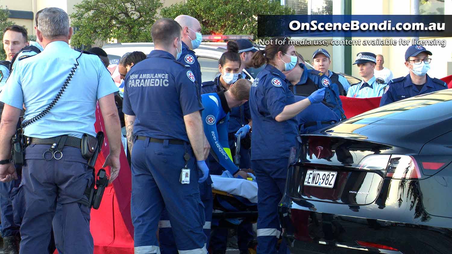 Baby knocked unconscious after accidental fall in Bondi Carpark