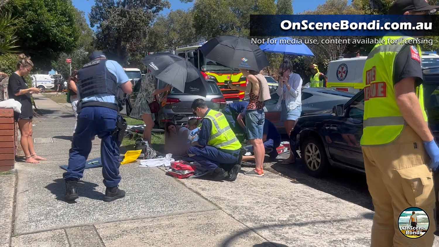 Two in hospital after multi-car crash in Bondi